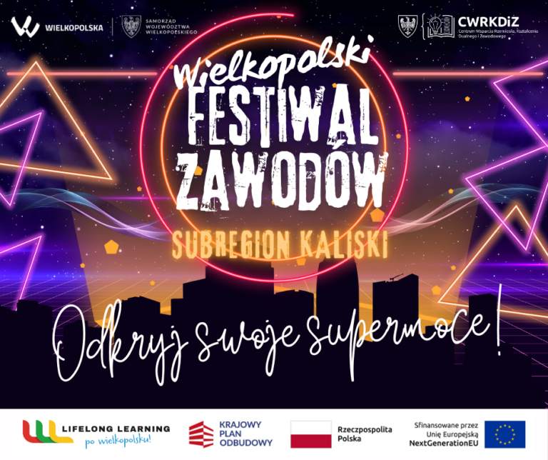 „Odkryj swoją supermoc!” – pod takim hasłem rozpoczynamy jesienną edycję Wielkopolskiego Festiwalu Zawodów.