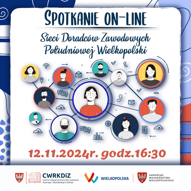 Zapraszamy na spotkanie online Sieci Doradców Zawodowych Południowej Wielkopolski!