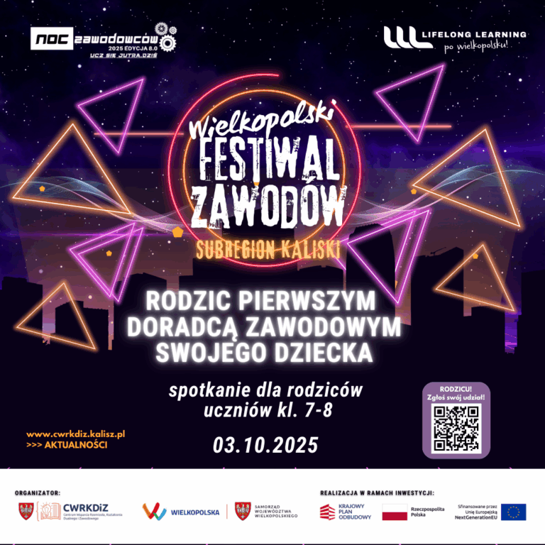 Spotkanie dla rodziców uczniów kl. 7-8 „Rodzic pierwszym doradcą zawodowym swojego dziecka”
