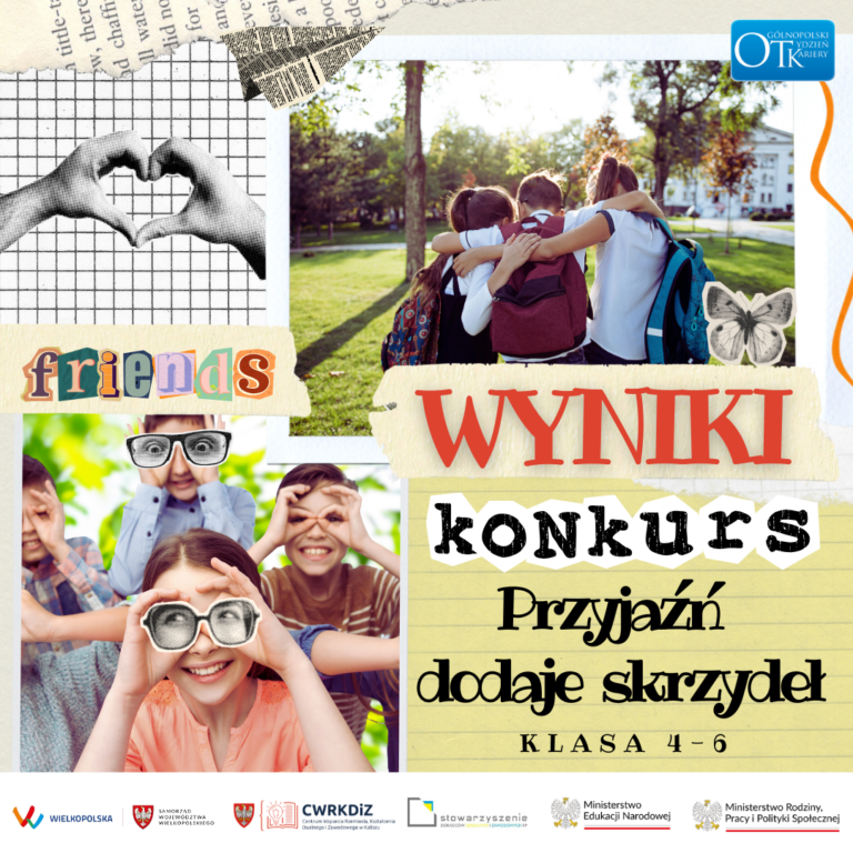 Wyniki konkursu PRZYJAŹŃ DODAJE SKRZYDEŁ!